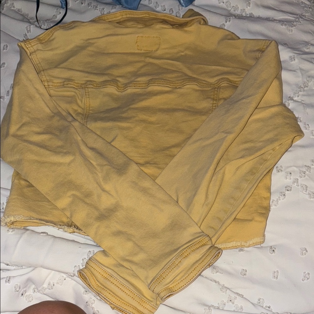Yellow Denim Jacket - Picture 3 of 3